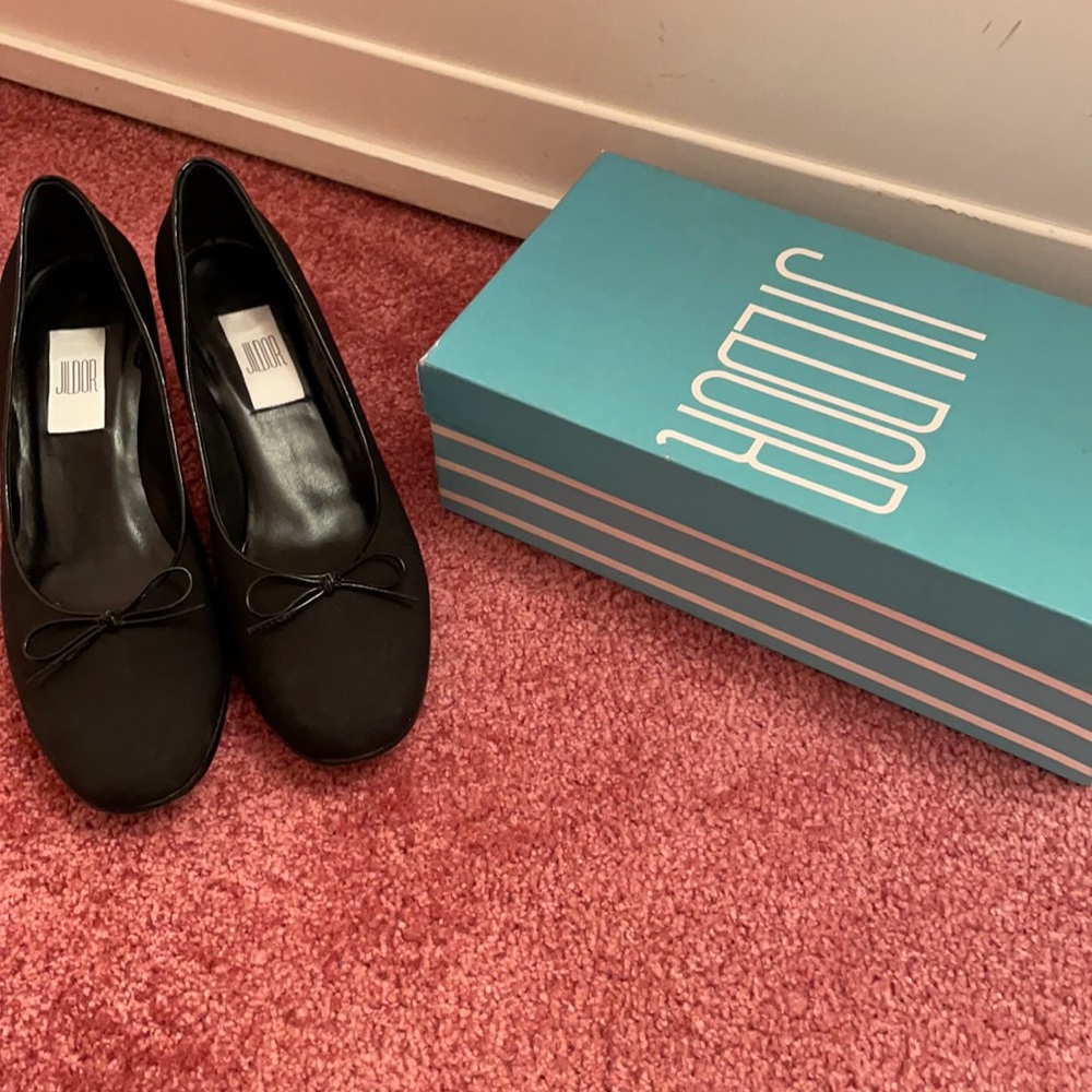Jildor black small heel